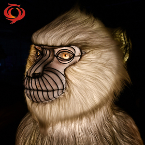 โคมไฟเทศกาลรับปริญญาผ้าไหมจีน-รอมฎอน วันขอบคุณพระเจ้า วันวาเลนไทน์ ไฟ LED กันน้ำ รูปสัตว์ สมจริง คุณภาพจากโรงงาน - Product Image 5