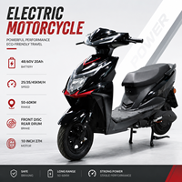 Moped électrique longue portée avec pneus de 10 pouces, suspension intégrale, prix CKD, scooter électrique