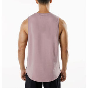 Camiseta Deportiva sin Mangas para Hombre, Cuello Redondo, de Alta Calidad, Personalizada, Transpirable, Ecológica, Antiencogimiento, de Peso Pesado, 95% Algodón, 5% [material restante, si se menciona en el original], sin mangas - Product Image 4