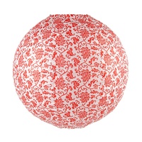 Lanternes en papier chinoises décoratives de 12 pouces, motif fleur de cerisier, suspendues, faites à la main, éclairage, décoration florale de Pâques pour la maison, vente chaude en usine