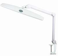 Lampe LED de beauté à tête large dimmable OEM ODM avec pince et bras long, lumière de travail pour soins oculaires, idéale pour spa facial, salon de manucure, établi - Vente en gros