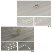 Losetas de Plástico Resistentes a la Humedad, LVT, LVP, Sistema de Clic, 6mm/8mm, Vinilo PVC Impermeable, Piso SPC, Diseño de Hotel, Patrón de Piedra, Cristal