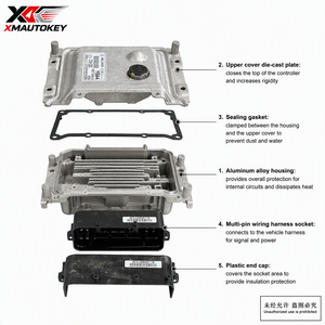 Unité de commande moteur ECU 39106-2BBA3 Y0A4 ME17.9.11.1 Module informatique moteur d'origine d'occasion 12V pour Kia Picanto modèles essence - Product Image 3