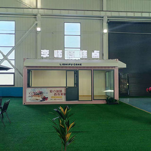 Casa Contenedor Expandible de Diseño Moderno de 20 pies, 2 Dormitorios, 1 Baño, Cocina, Casa Prefabricada Modular Pequeña para Oficina en el Patio Trasero - Product Image 3