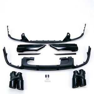 กันชนหลังรถปรับโฉม <span class=keywords><strong>A8</strong></span>สไตล์ S8กันชนหลังรถยนต์ PP สีดำเงาอุปกรณ์ตัวแยกริมฝีปากสำหรับ S8 <span class=keywords><strong>Audi</strong></span> <span class=keywords><strong>A8</strong></span> D5 2018-2025 - Product Image 2