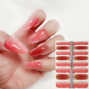Maquillaje de uñas, brillo de uñas, diamantes de imitación, pegatina de esmalte de uñas - Product Image 1