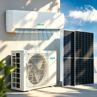 Climatiseur solaire Micoe R32 9000Btu To24000Btu Climatiseurs hybrides solaires split AC DC pour le chauffage/refroidissement