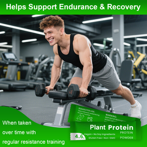 Proteína Vegetal en Polvo al por Mayor OEM, Mezcla de Proteína de Guisante y Soja Sin OGM, Vegana, a Granel para Batidos y Smoothies, Fórmula Personalizada Disponible - Product Image 4