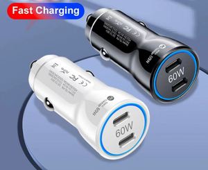 New Design Type-C Dual-Port 2A Fast Car Charger with Magnetic Fireproof Design 30W Output for Mobile Phones & Laptops - Product Image 2
