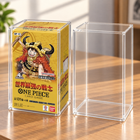 Étui de présentation magnétique en acrylique premium personnalisable pour jeu de cartes One Piece EB-02 Extra Booster, protection UV à 99 %, aimant N52
