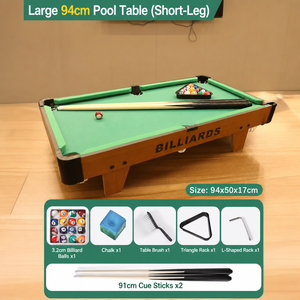 <span class=keywords><strong>Table</strong></span> de <span class=keywords><strong>billard</strong></span> pliable en bois pour enfants et adultes, mini <span class=keywords><strong>table</strong></span> de <span class=keywords><strong>billard</strong></span> avec queues et billes, jouet pour fêtes de famille - Product Image 4