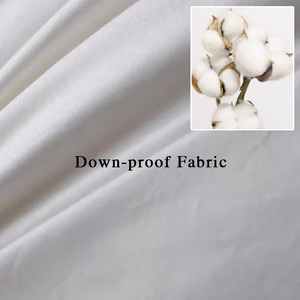 Couette <span class=keywords><strong>en</strong></span> coton matelassée confortable avec garnissage 90% duvet de canard, hypoallergénique, respirante, sans odeur, utilisable toute l'année - Product Image 6
