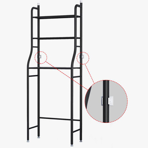 Estante de Almacenamiento Metálico Moderno de Tres Niveles, Impermeable y Antideslizante, <span class=keywords><strong>para</strong></span> Baño, Inodoro y Lavadora - Product Image 6