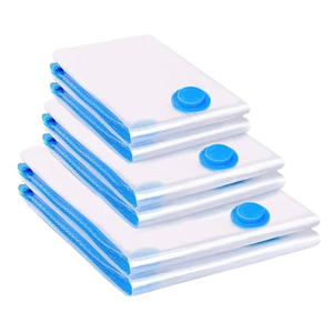 8 confezioni di <span class=keywords><strong>sacchetti</strong></span> <span class=keywords><strong>per</strong></span> la conservazione <span class=keywords><strong>sottovuoto</strong></span> a tenuta stagna trasparente a compressione <span class=keywords><strong>sottovuoto</strong></span> <span class=keywords><strong>per</strong></span> la casa, viaggi, coperte, <span class=keywords><strong>cappotti</strong></span>, vestiti - Product Image 1