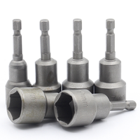 Kit de pilote à écrou magnétique pour perçage, douille hexagonale métrique, tige hexagonale de 8.3 pouces, longueur adaptateur de mèche 42 65MM, 1/4 15 16 17 18 19 20 21 MM