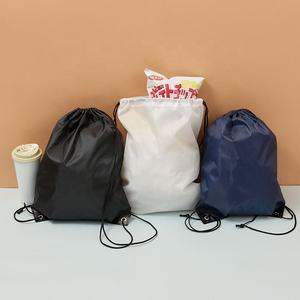 Sac de sport ouvert léger de qualité supérieure, design à cordon, imprimé de dessins animés, polyester personnalisable pour sac fourre-tout décontracté, diverses couleurs - Product Image 3