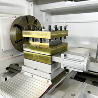 Torno CNC Horizontal Económico CK6163 de Alta Resistencia, Sistema de Control GSK, Husillo Único, 2 Ejes, Bancada Plana para Metal