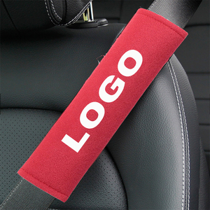 2 Pezzi Copri Cintura di Sicurezza in Cotone Stile JDM Racing con Logo Personalizzato, Morbidi Cuscinetti per Spalle Universali per Auto - Product Image 2