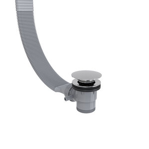 Bañera de acero inoxidable de desbordamiento de placa de latón macho 65cm <span class=keywords><strong>redondo</strong></span> plato escurridor - Product Image 3
