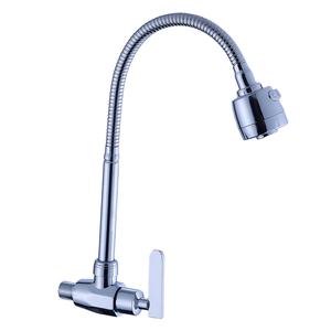 Factory Pull Out <span class=keywords><strong>Grifo</strong></span> De Cocina Manguera Flexible Cuerpo De Zinc <span class=keywords><strong>Grifo</strong></span> De Cocina Montado En La Pared Cocina Fregadero <span class=keywords><strong>Grifo</strong></span> Caja Latón China Plata - Product Image 1