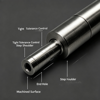OEM F55 Barre de centrage longue en acier inoxydable duplex de précision, usinée sur mesure, pour outil d'automatisation marine