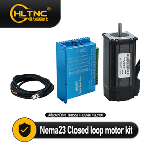 ชุดสเต็ปมอเตอร์ Nema23แบบไฮบริด57 2.2Nm ขนาดเส้นผ่าศูนย์กลางวงปิด8มม. พร้อมไดรฟ์ - Product Image 2