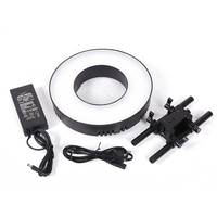 Lampe circulaire portable Simock NP-F alimentée par batterie pour studio vidéo et photo, intensité réglable, température de couleur ajustable, 40W