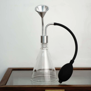 Flacon testeur de parfum de luxe doré <span class=keywords><strong>en</strong></span> laiton et <span class=keywords><strong>verre</strong></span>, motif floral, pour échantillon olfactif, avec pompon doré, pour spray d'ambiance et de linge - Product Image 3