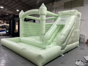 Château gonflable de luxe pour enfants avec <span class=keywords><strong>piscine</strong></span> et toboggan pour <span class=keywords><strong>jardin</strong></span>, événements et <span class=keywords><strong>location</strong></span> - Product Image 4
