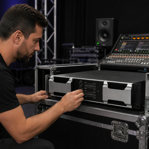 Amplificatore di Potenza Professionale a <span class=keywords><strong>4</strong></span> Canali 1000W Classe H per DJ, Sistemi PA, Subwoofer e Altoparlanti - Product Image 6