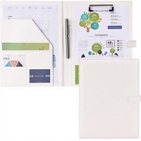 Porte-documents professionnel AMARUI en cuir PU avec impression UV, organiseur pour documents format légal/lettre, pour CV/document