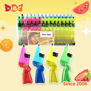 بيع بالجملة للحلويات بعلامة تجارية خاصة مخصصة، لعبة على شكل بندقية قنص كرتونية مع بخاخ حلوى سائل بنكهة الفواكه، لعبة حلوى للأطفال OEM - Product Image 2