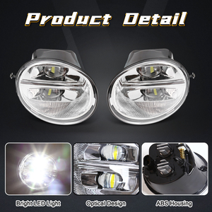 Luz <span class=keywords><strong>Antiniebla</strong></span> Delantera LED para Parachoques, Directo de Fábrica, para <span class=keywords><strong>Toyota</strong></span> <span class=keywords><strong>Hilux</strong></span> 2005-2009, RAV 4, 4Runner, Lexus ES330 2005 <span class=keywords><strong>2006</strong></span> - Product Image 2