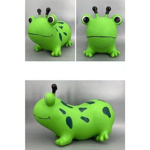 Recién llegado, rana que rebota, tolva de animales, conejo inflable, Rana, gorila, tolva de animales, juguetes para montar - Product Image 4