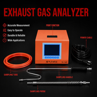 Analizador Digital de Emisiones de Escape Automotrices con Interfaz RS232, Máquina de Prueba de 5 Gases para Estaciones de Inspección, Analizador de 5 Gases