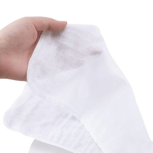 Sản Phẩm Trang Điểm Cây Gai Dầu Làm Pha Trộn Vải Tái Sử Dụng Vẻ Đẹp Khuôn Mặt Khăn Lau Miễn Phí Sản Phẩm Nhỏ Màu Trắng Muslin Mặt Vải - Product Image 5