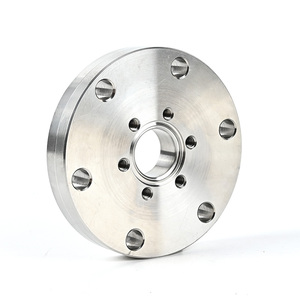 CF hai mặt giảm mặt bích chân không cao <span class=keywords><strong>CNC</strong></span> bộ phận chính xác SS304/SS316L thép không gỉ OEM ODM dao-Lưỡi niêm phong phù hợp - Product Image 2