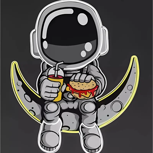 Letrero de Neón de Astronauta, Lámpara de Pared LED, Alimentación por USB, Resistente al Agua IPX3, Atenuación Continua para Dormitorio, Hogar, Bar, Bodas, Fiestas, Hoteles, Centros Comerciales - Product Image 4