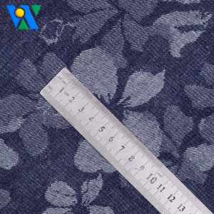 <span class=keywords><strong>Tissu</strong></span> en denim jacquard de 9,7 oz pour jeans, motif floral, rouleaux de <span class=keywords><strong>tissu</strong></span> en denim jacquard, fabricant de <span class=keywords><strong>tissu</strong></span> en denim, <span class=keywords><strong>fournisseur</strong></span> en gros de <span class=keywords><strong>tissu</strong></span> en denim - Product Image 5