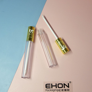 Vente chaude Ronde 4.8ml Vide Brillant À Lèvres Tube Lipgloss Bouteille Cylindre Forme Tube pour Lip Glaze En Gros Logo Personnalisé - Product Image 4