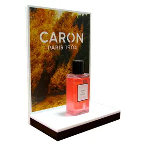 Design De Luxo Personalizado Produto De Maquiagem Desktop Perfume Acrílico Estandes De Exibição Cosméticos