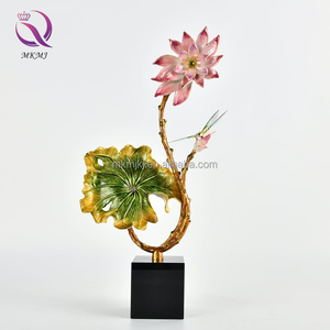 Adorno de Cristal Esmaltado Hecho a Mano de Lujo con Degradado Moderno, Geométrico MKMJ Guangdong, para Uso Diario en el Hogar - Product Image 5
