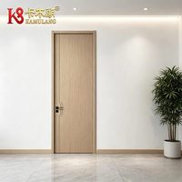 Portes intérieures modernes en bois massif composite MDF mélaminé polymère Kamulang, isolation phonique durable, garantie 1 an, pour supermarché et salon
