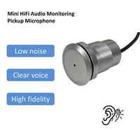 Hochempfindliches Wasserdichtes Audio-Aufnahmemikrofon für Netzwerkkamera CCTV DVR NVR System