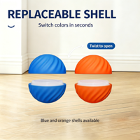 Schwerkraft-Springball für Haustiere, Kauspielzeug für Hunde, Wurfball, Bissfester Ball aus TPR-Material, Hunde-Zahnpflege-Puzzle