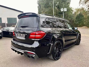 Kit de Carrocería de Fibra de Carbono de Alta Calidad ZNDR para Mercedes-Benz GLS W166, Estilo Brabus, Alerón Delantero, Alerón Trasero, Cejas para Ruedas, 2015-2016 - Product Image 4