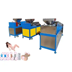 High performance plastic extruder soft rubber silicone toy extrusion line