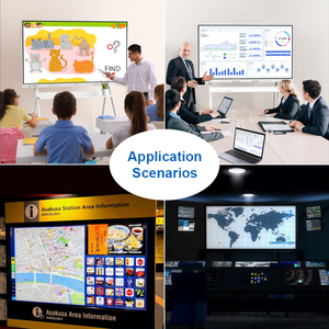 Tableau blanc interactif 55 pouces Ultra HD 4K Écran tactile intelligent Système Android Affichage multi-touch 120Hz Présentation professionnelle - Product Image 5