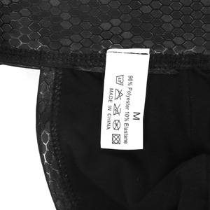 Мужские сексуальные стринги из искусственной лакированной кожи, дышащие, однотонные, CMF269, с U-образным вырезом, двойные, модные, для соблазнения - Product Image 6