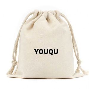 Hign Quality Washable Custom Logo <b>Drawstring</b> Dust Gift Cosmetic Packaging <b>Bag</b> Portable <b>Canvas</b> Cotton <b>Drawstring</b> <b>Bag</b> - Product Image 1